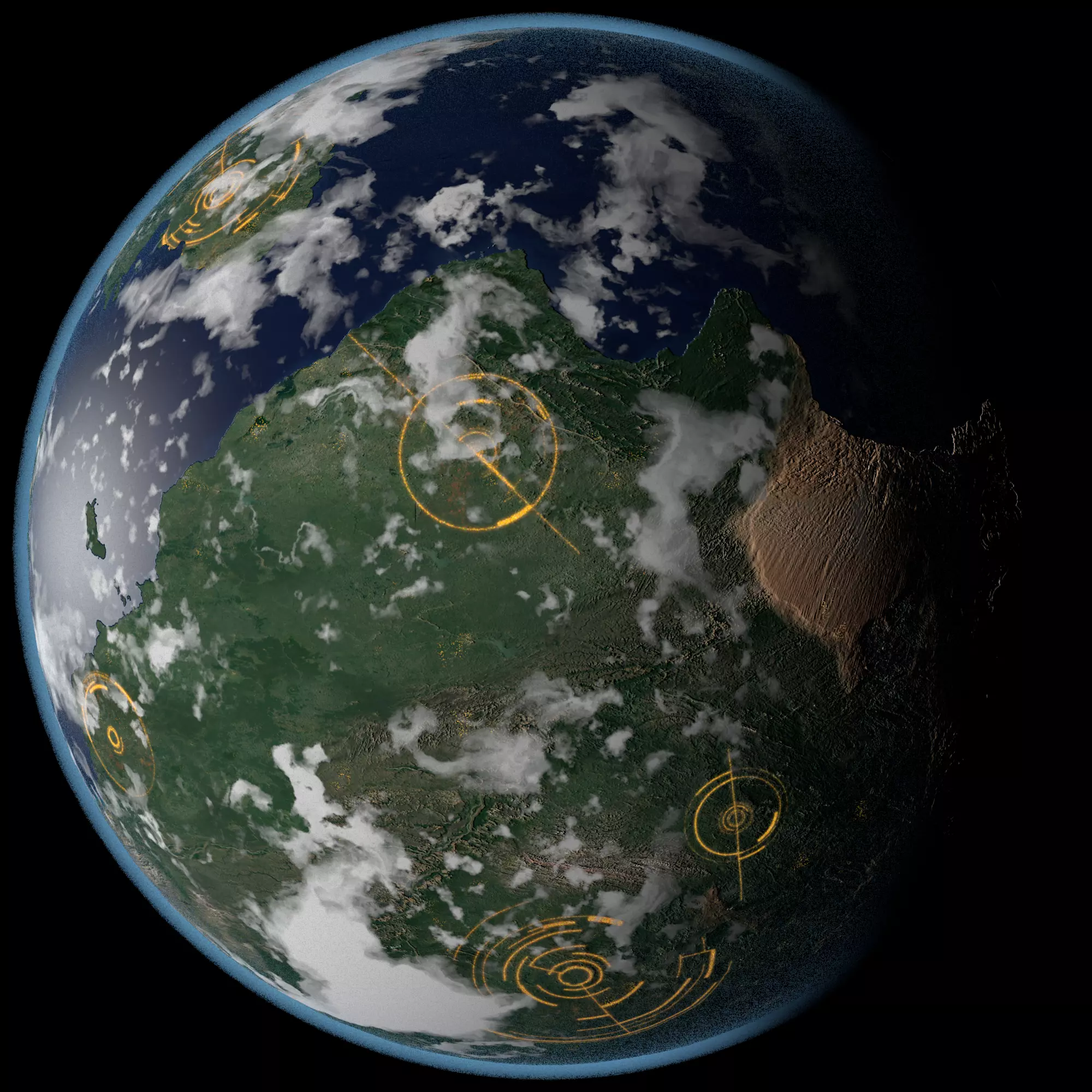 Terran Planet 01 Free 3D model_0