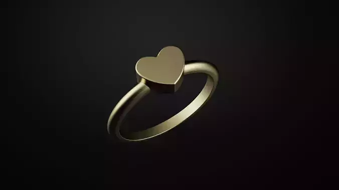  Ring with heart