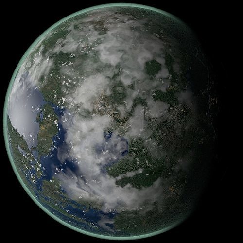 Terran Planet 02 Free 3D model