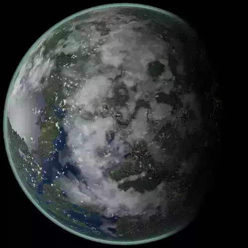 Terran Planet 02 Free 3D model