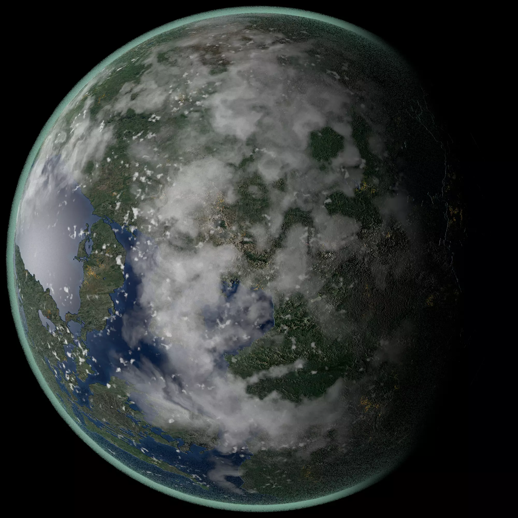 Terran Planet 02 Free 3D model_0