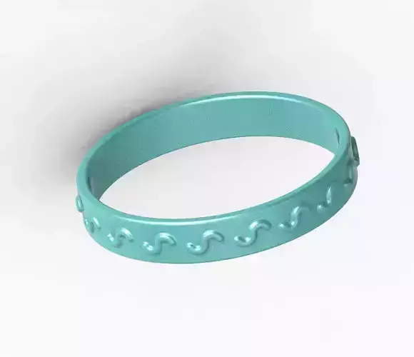 Classic Fashion Bangle 3D print model