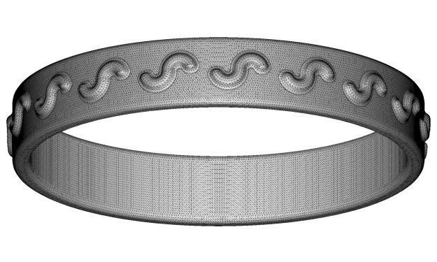 Classic Fashion Bangle 3D print model_5