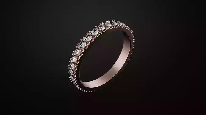  Beautiful ring with diamonds