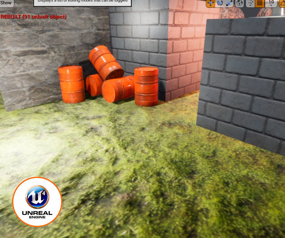 rusty metal barrel red Low-poly 3D model_5