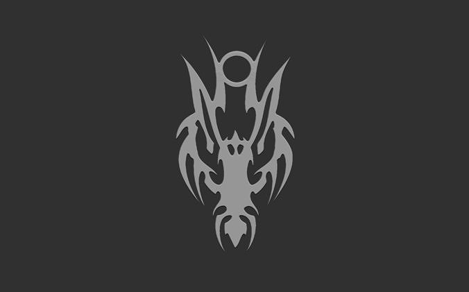 Fantasy dragon head pendant 3D print model Free 3D print model