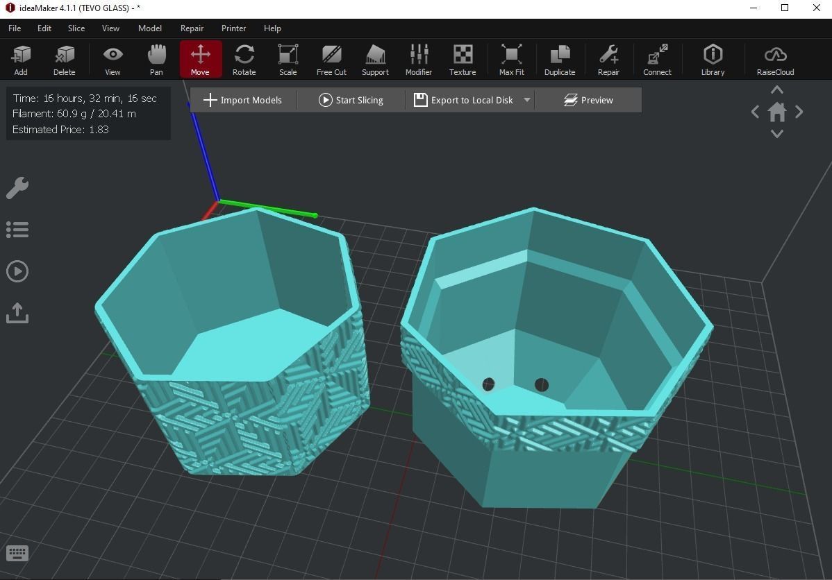 Self Watering pot 63 3D print model_15