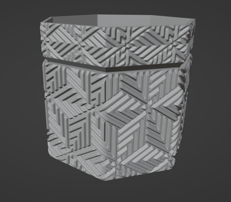 Self Watering pot 63 3D print model_10