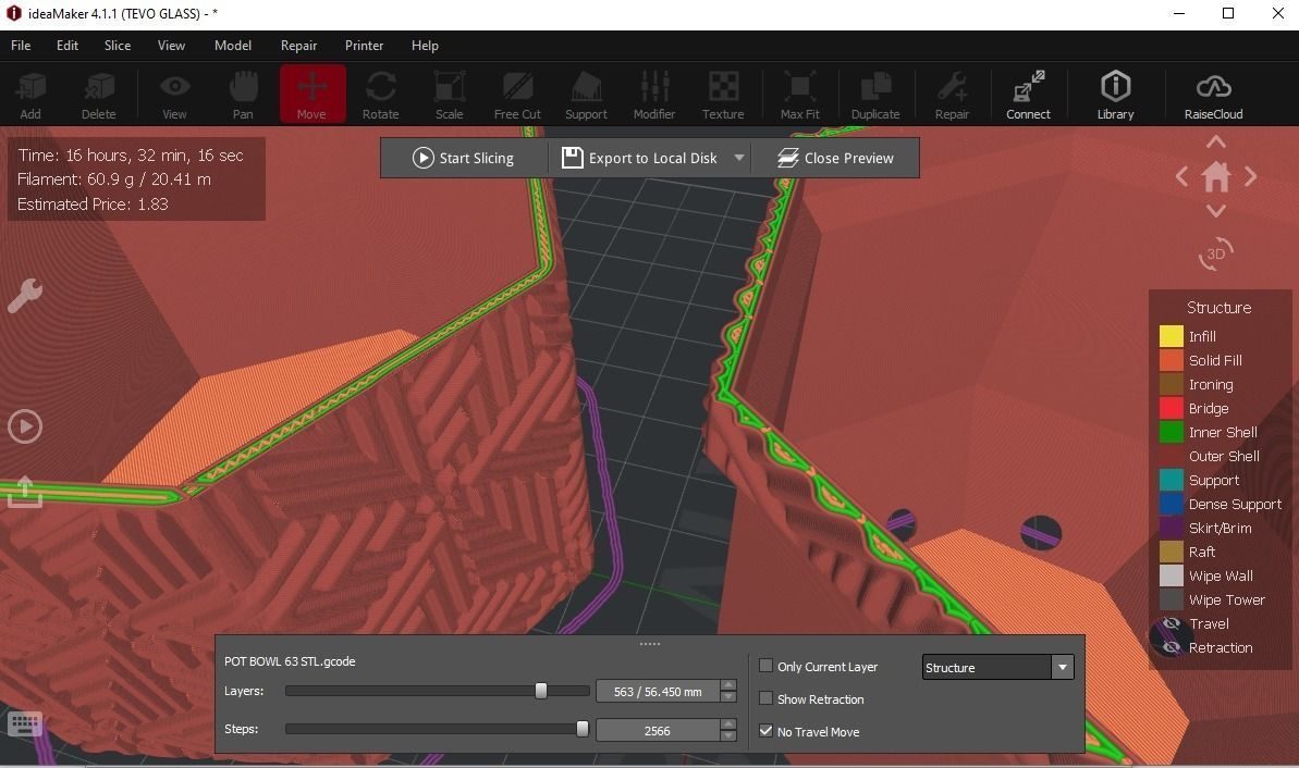 Self Watering pot 63 3D print model_13