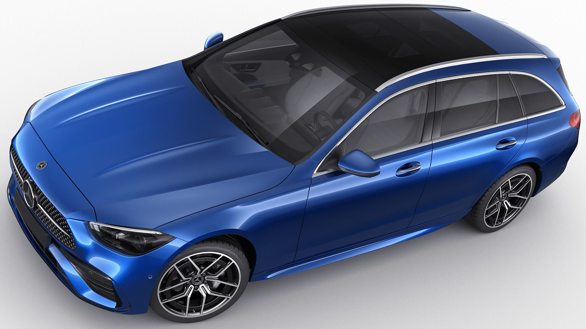 Mercedes-Benz C-class estate AMG-line 2021 3D model_8