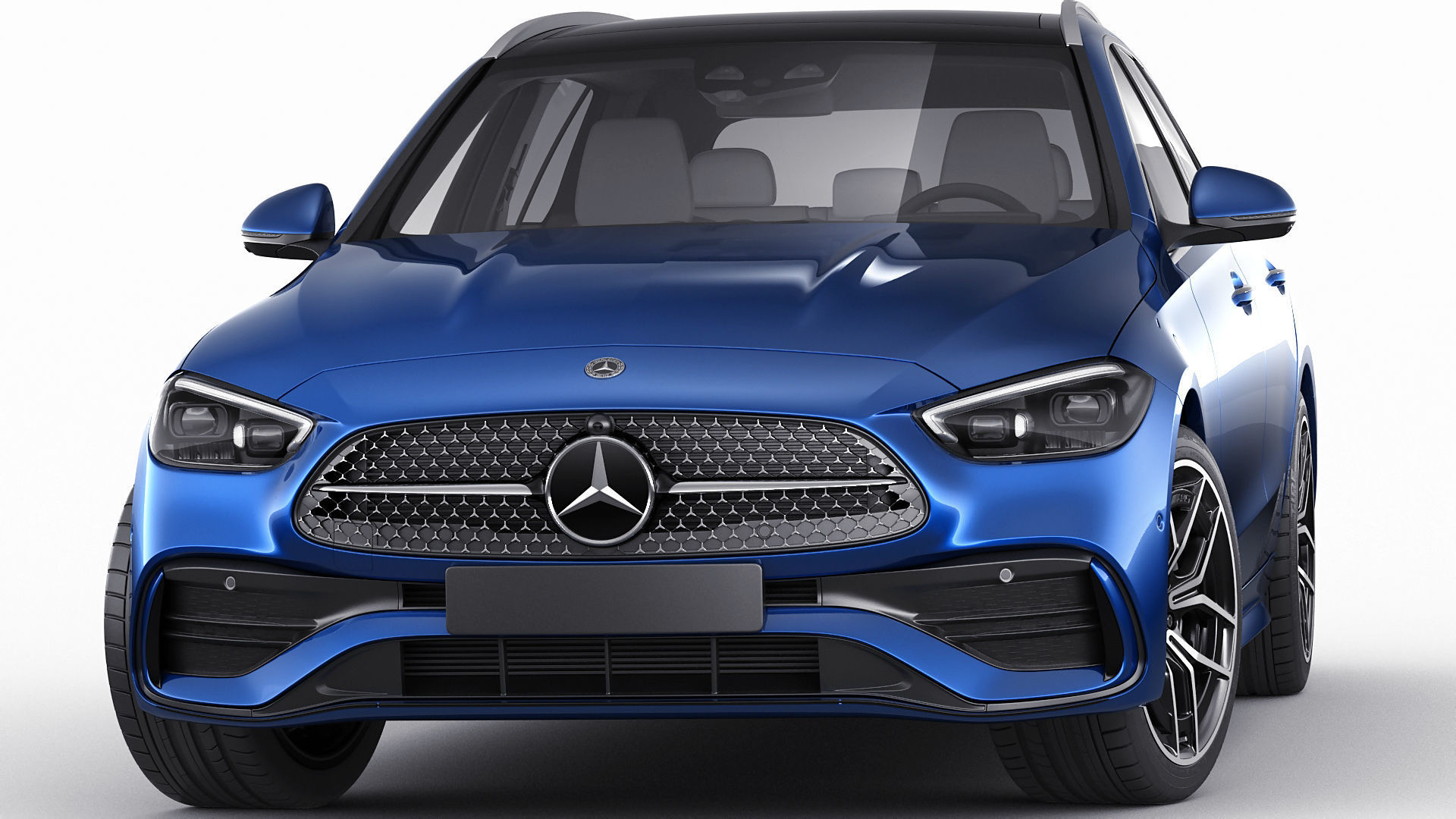 Mercedes-Benz C-class estate AMG-line 2021 3D model_12