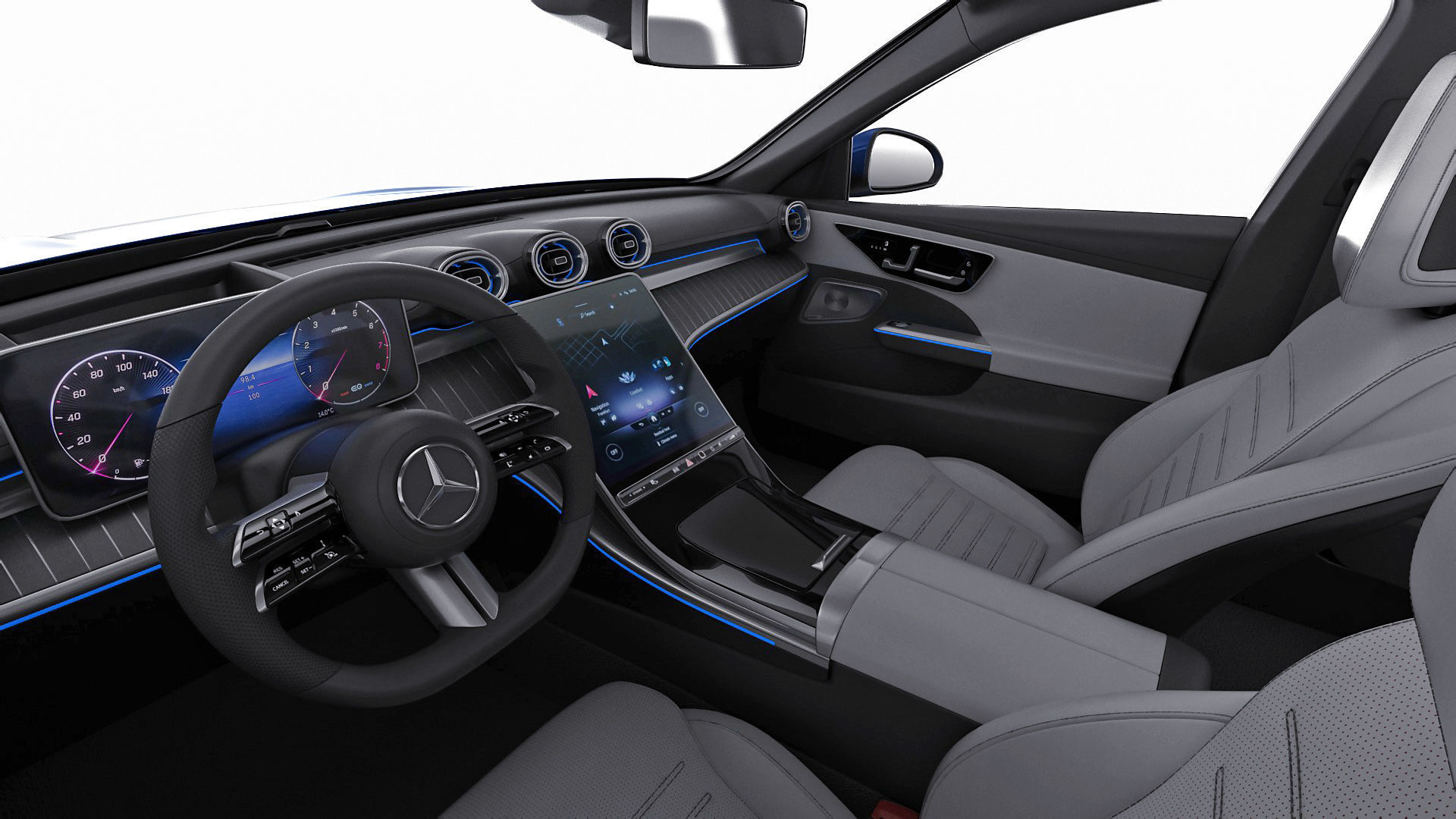 Mercedes-Benz C-class estate AMG-line 2021 3D model_17