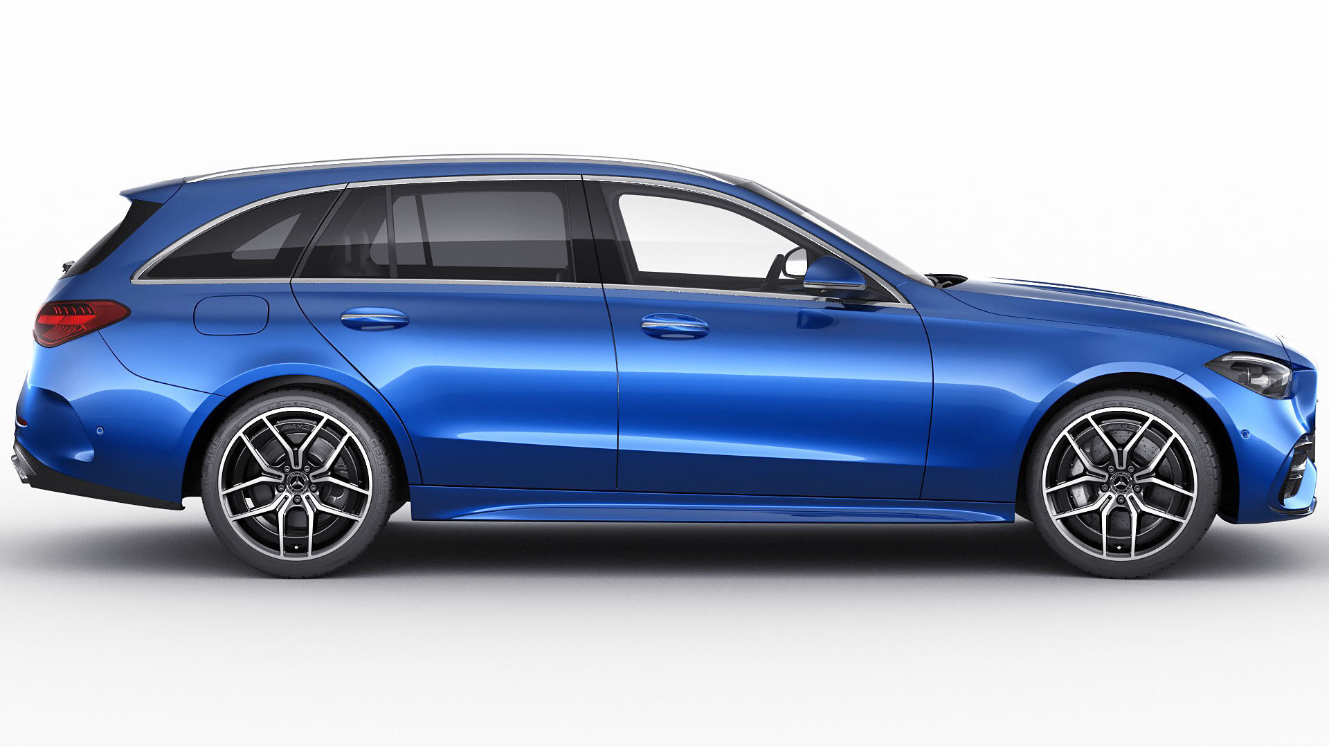 Mercedes-Benz C-class estate AMG-line 2021 3D model_3