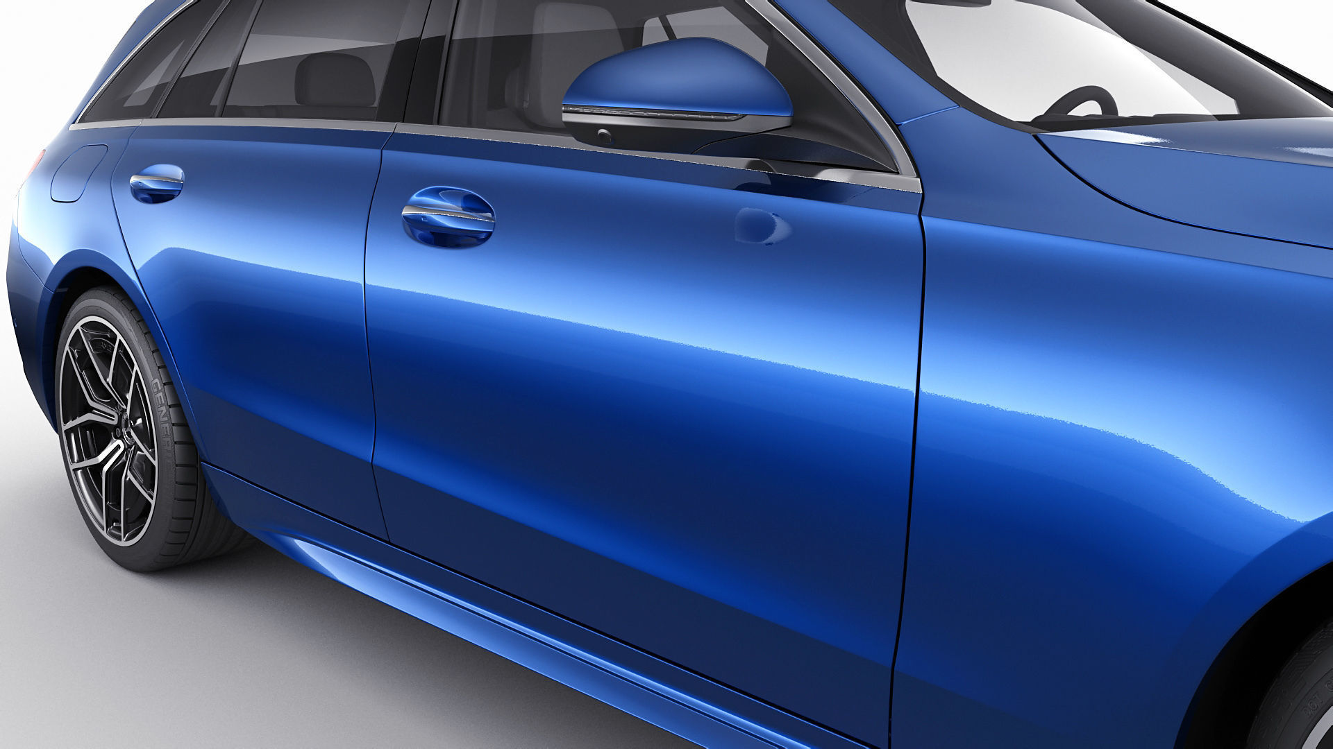 Mercedes-Benz C-class estate AMG-line 2021 3D model_15