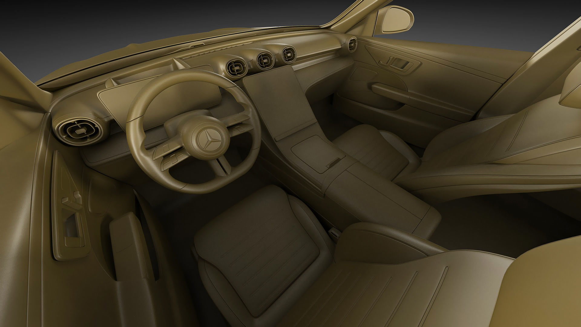 Mercedes-Benz C-class estate AMG-line 2021 3D model_25