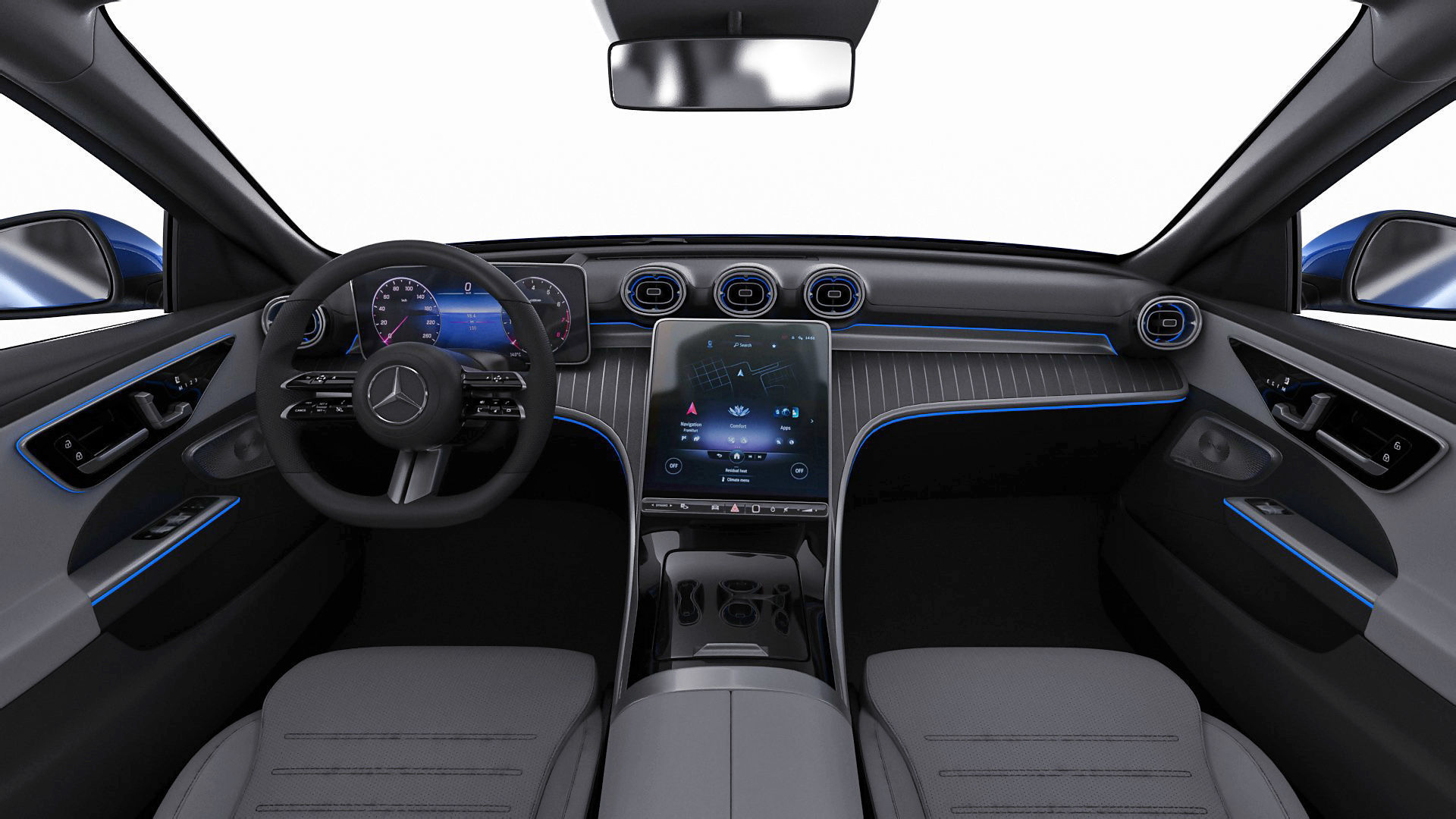 Mercedes-Benz C-class estate AMG-line 2021 3D model_16
