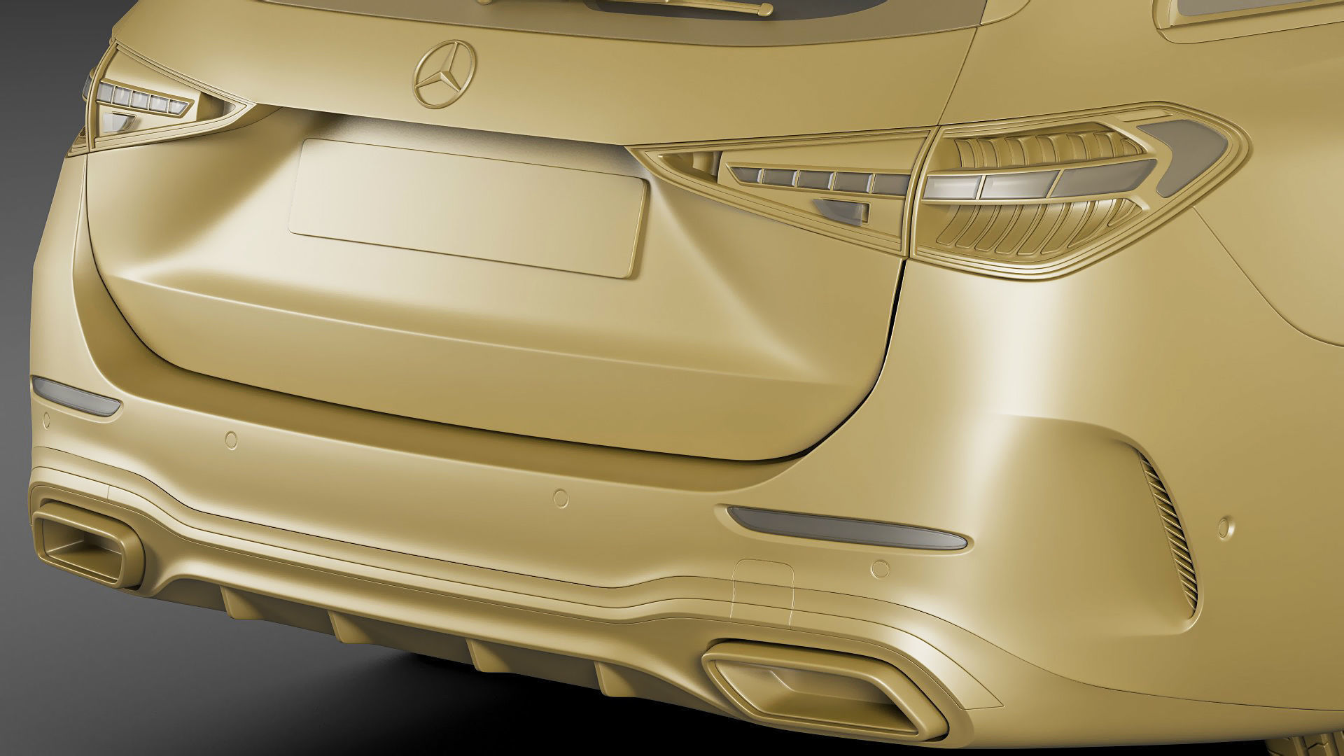 Mercedes-Benz C-class estate AMG-line 2021 3D model_22