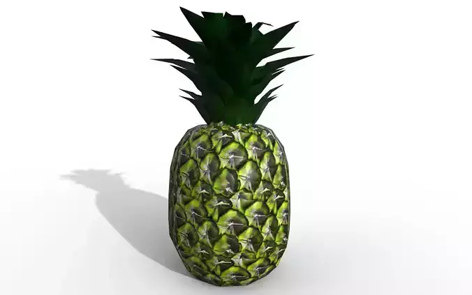 Pineapple Low-poly 3D model
