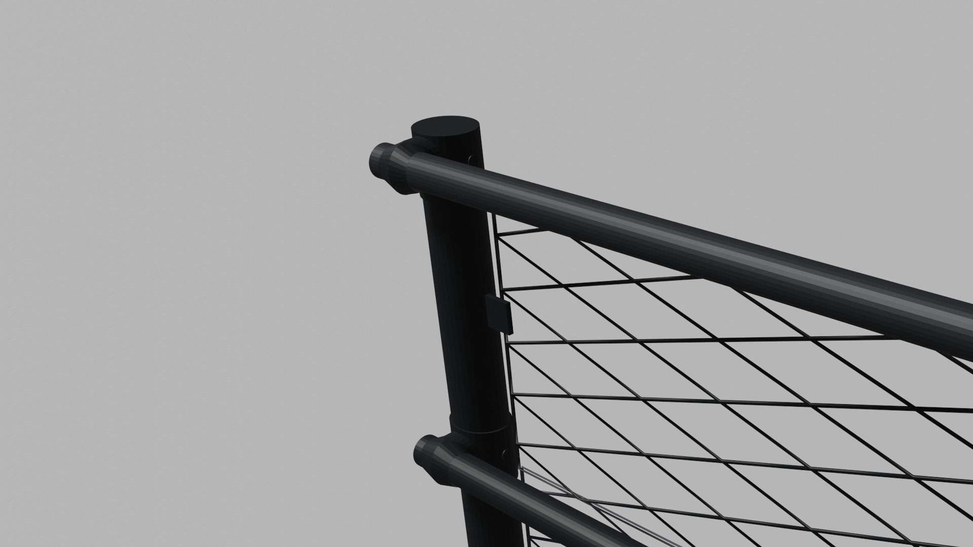 Slope Railings 3D model_3