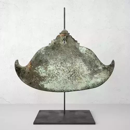Spinning Temple Gong 3D model