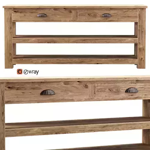 Morgan wooden console 