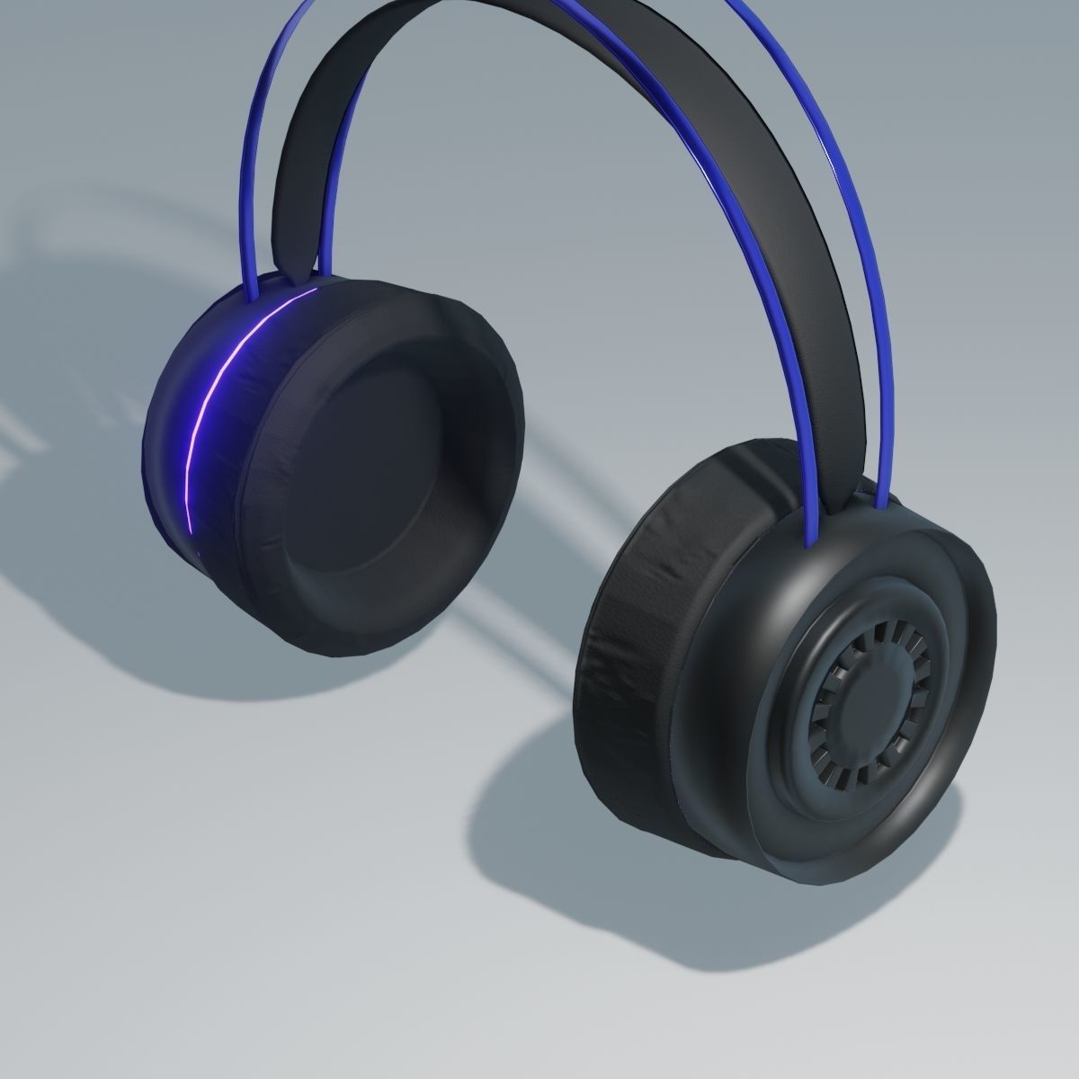 Bluetooth Headset 3D model_6