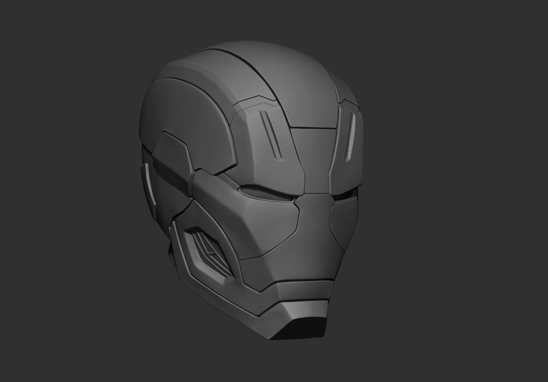  Iron man helmet  Free 3D print model_12