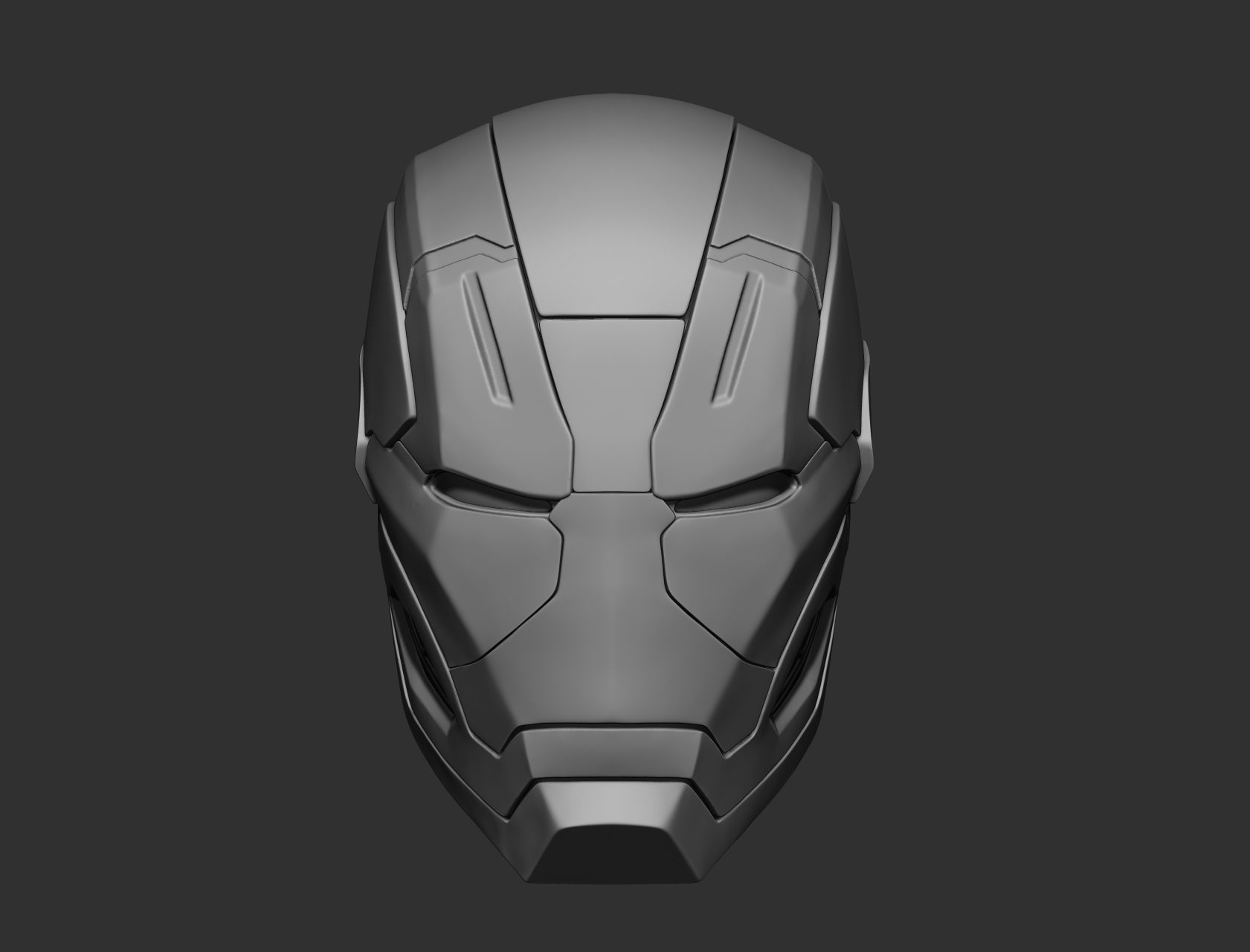  Iron man helmet  Free 3D print model_1