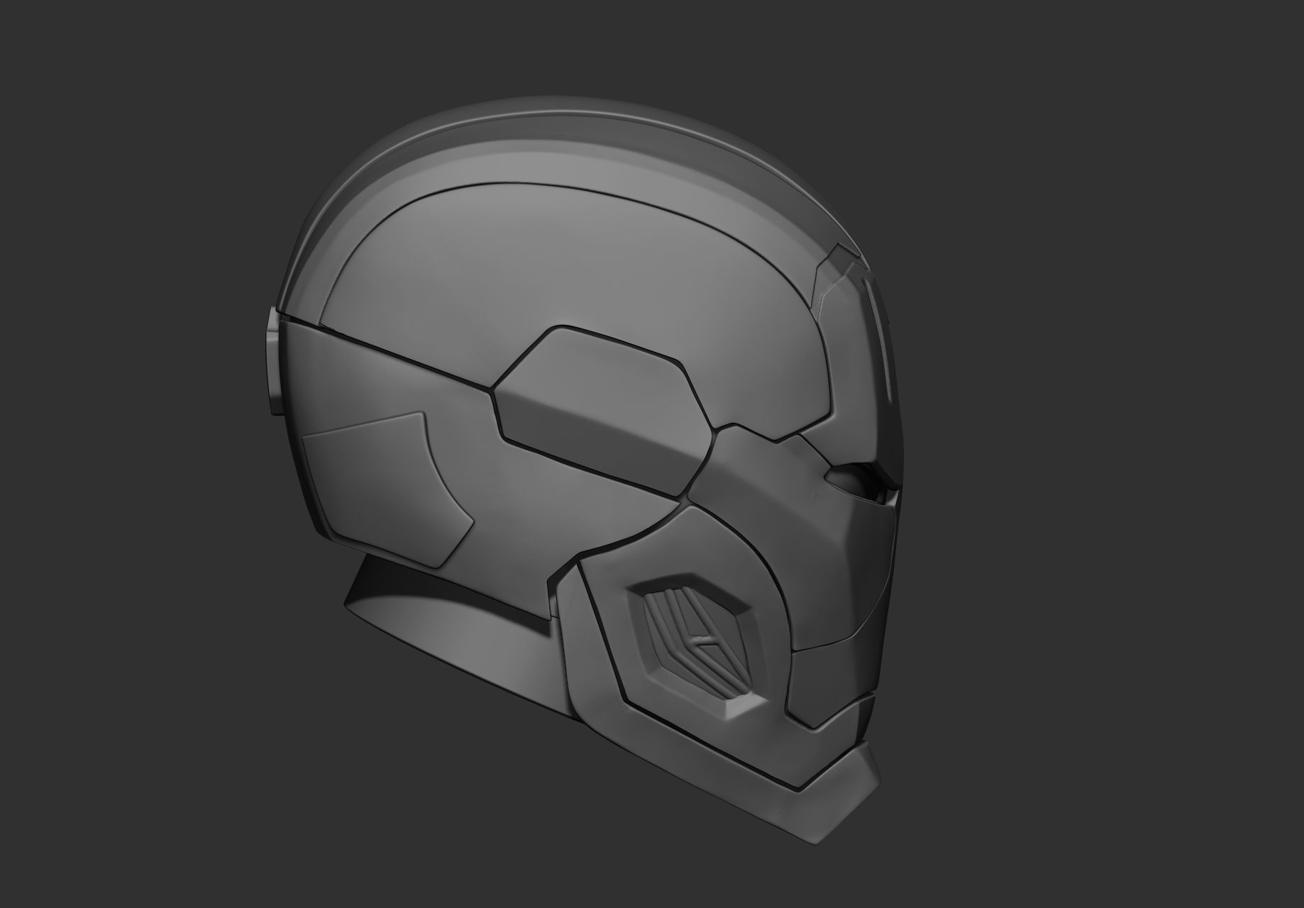  Iron man helmet  Free 3D print model_11
