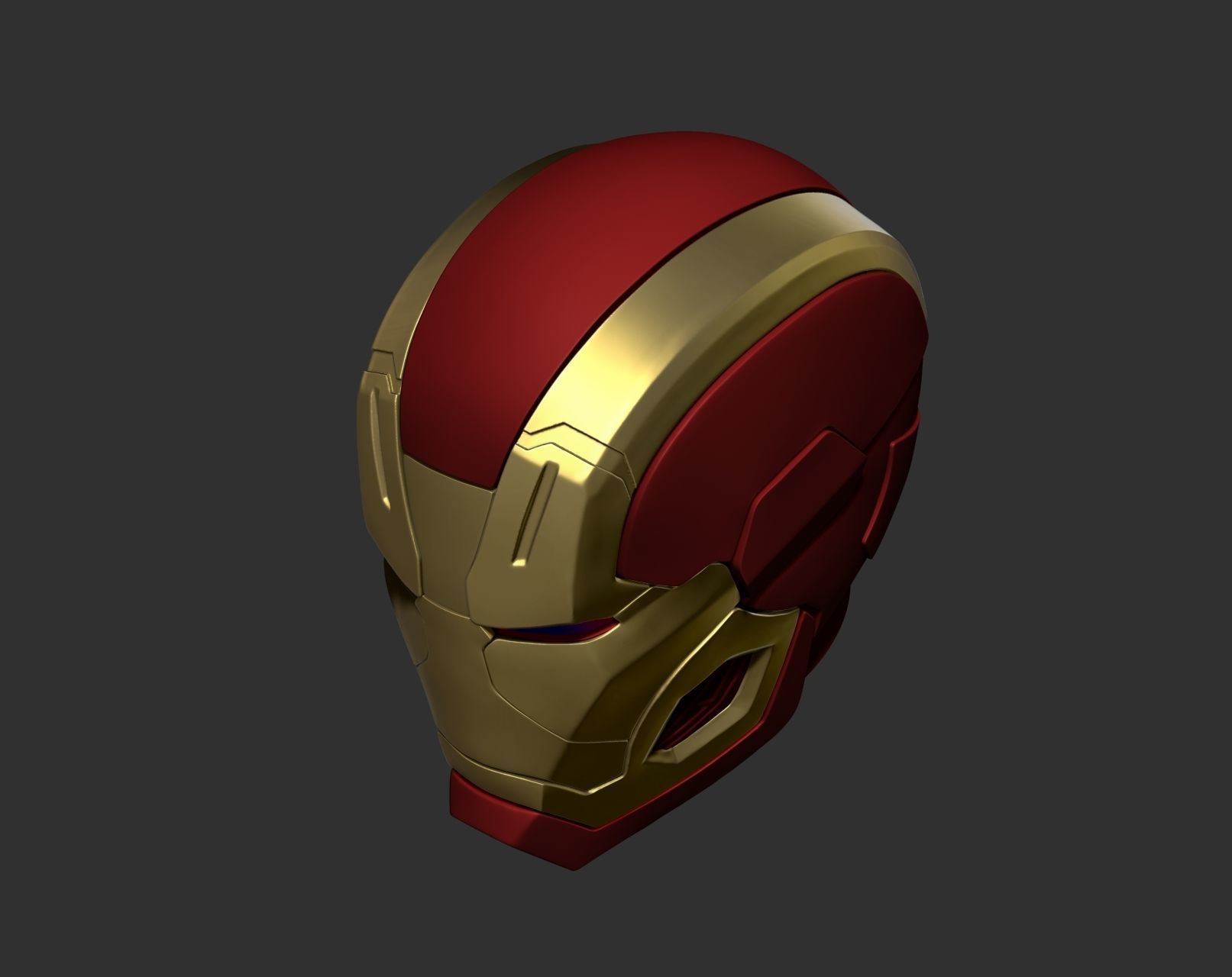  Iron man helmet  Free 3D print model_6