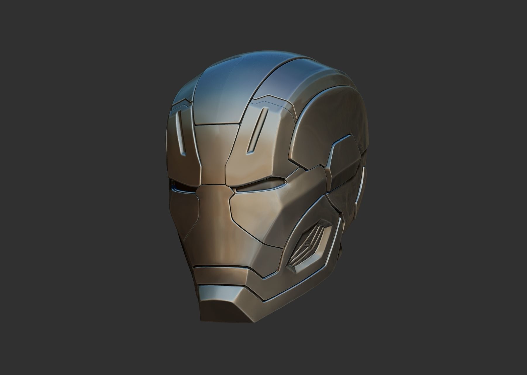  Iron man helmet  Free 3D print model_9