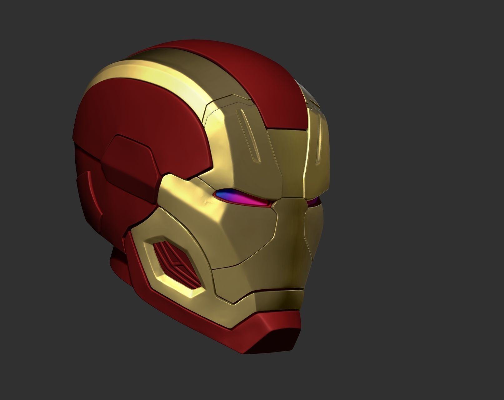  Iron man helmet  Free 3D print model_4