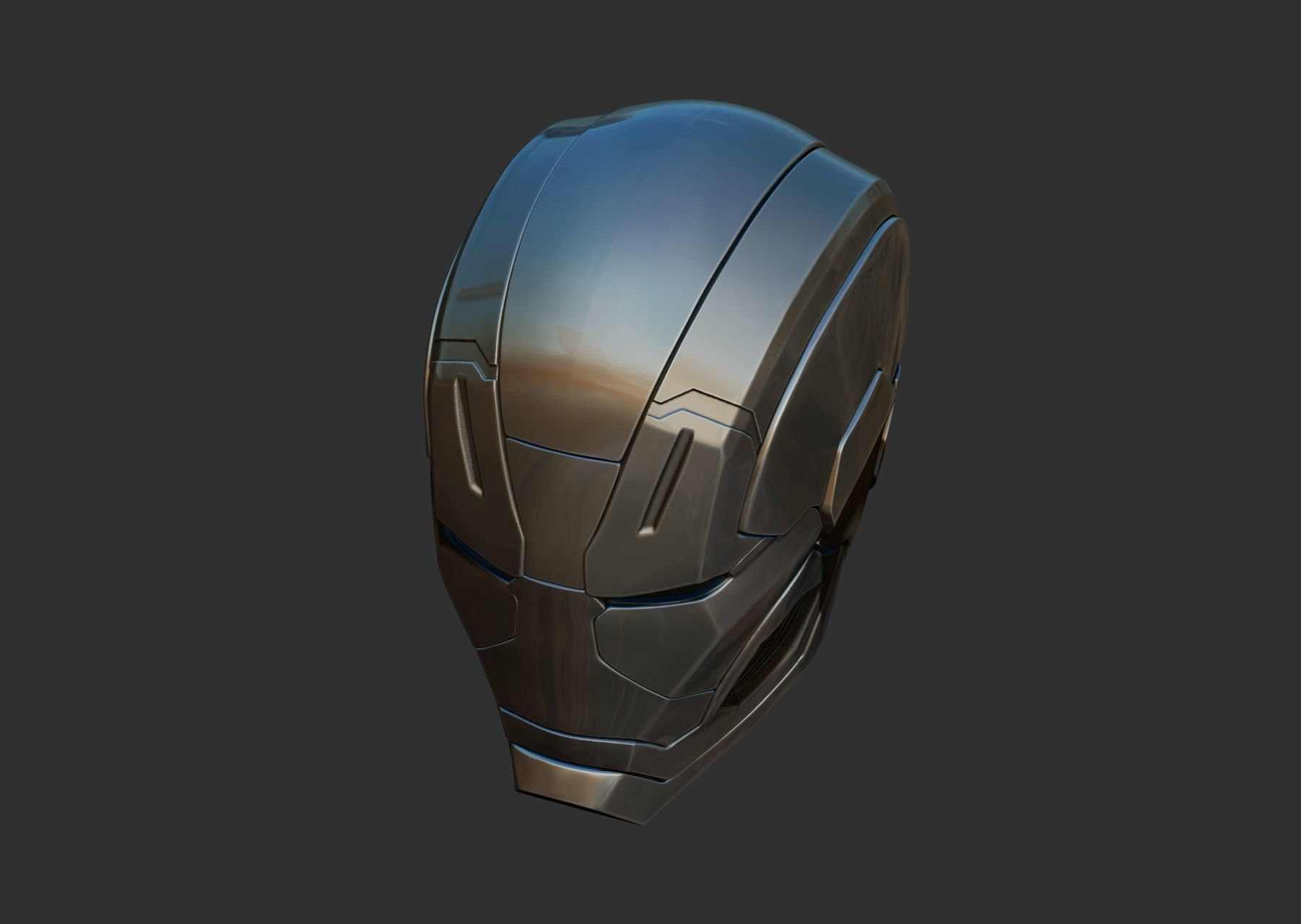  Iron man helmet  Free 3D print model_8