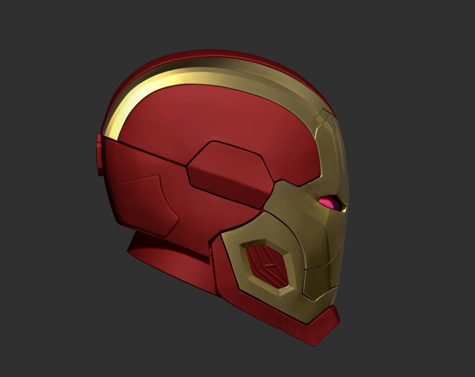  Iron man helmet  Free 3D print model_5