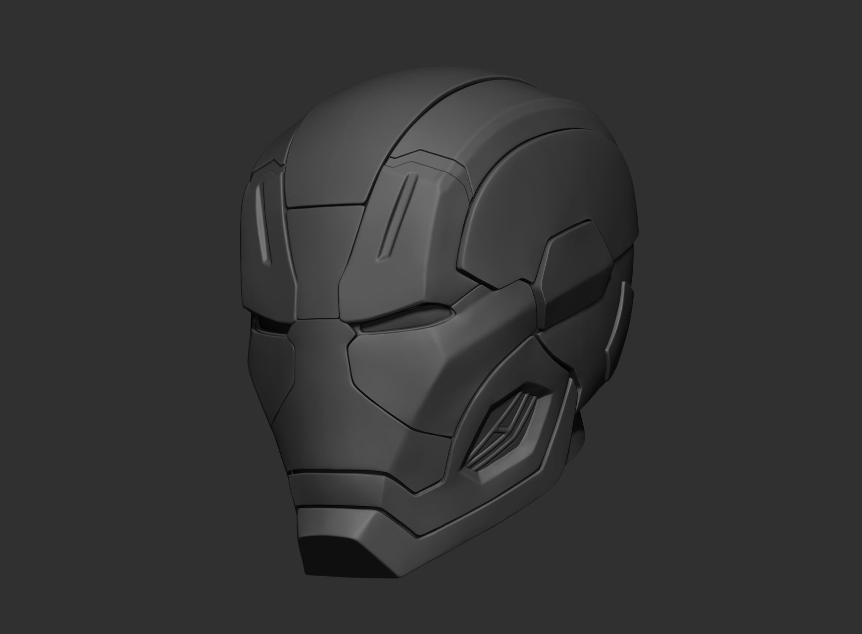  Iron man helmet  Free 3D print model_14