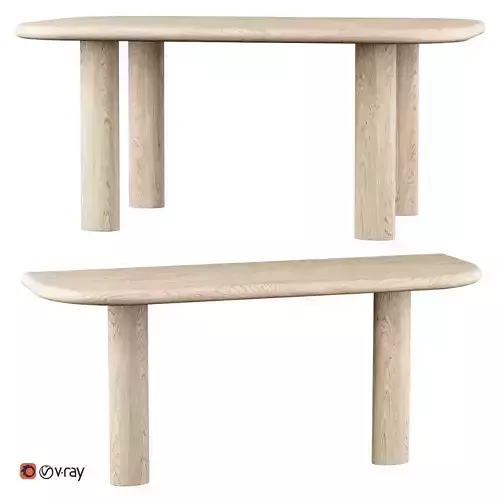 Ebbi dining and side table 