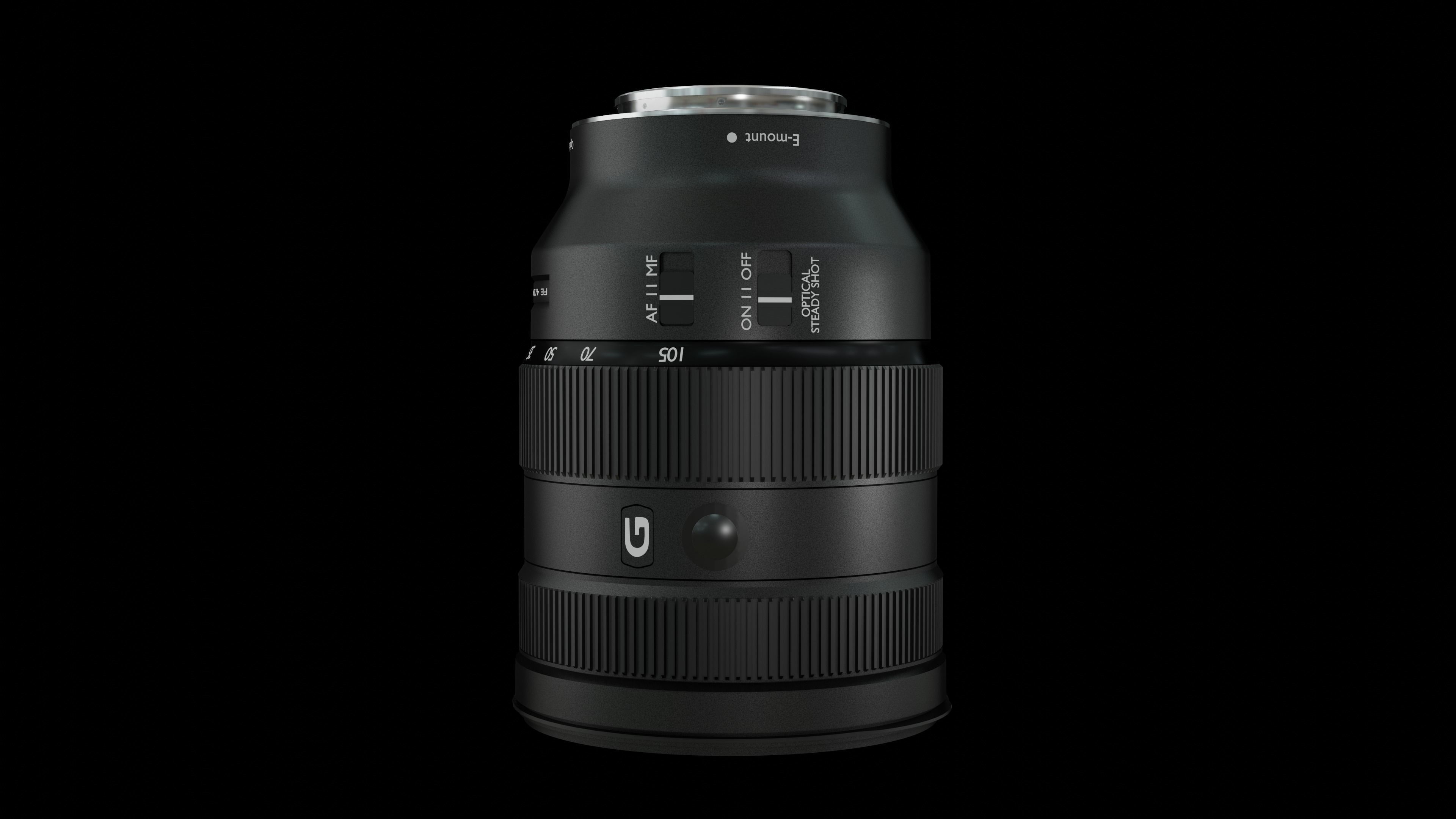 Sony FE 24-105mm f4 G OSS Lens 3D model_6