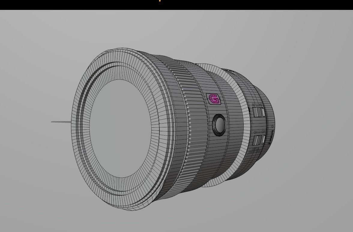 Sony FE 24-105mm f4 G OSS Lens 3D model_3