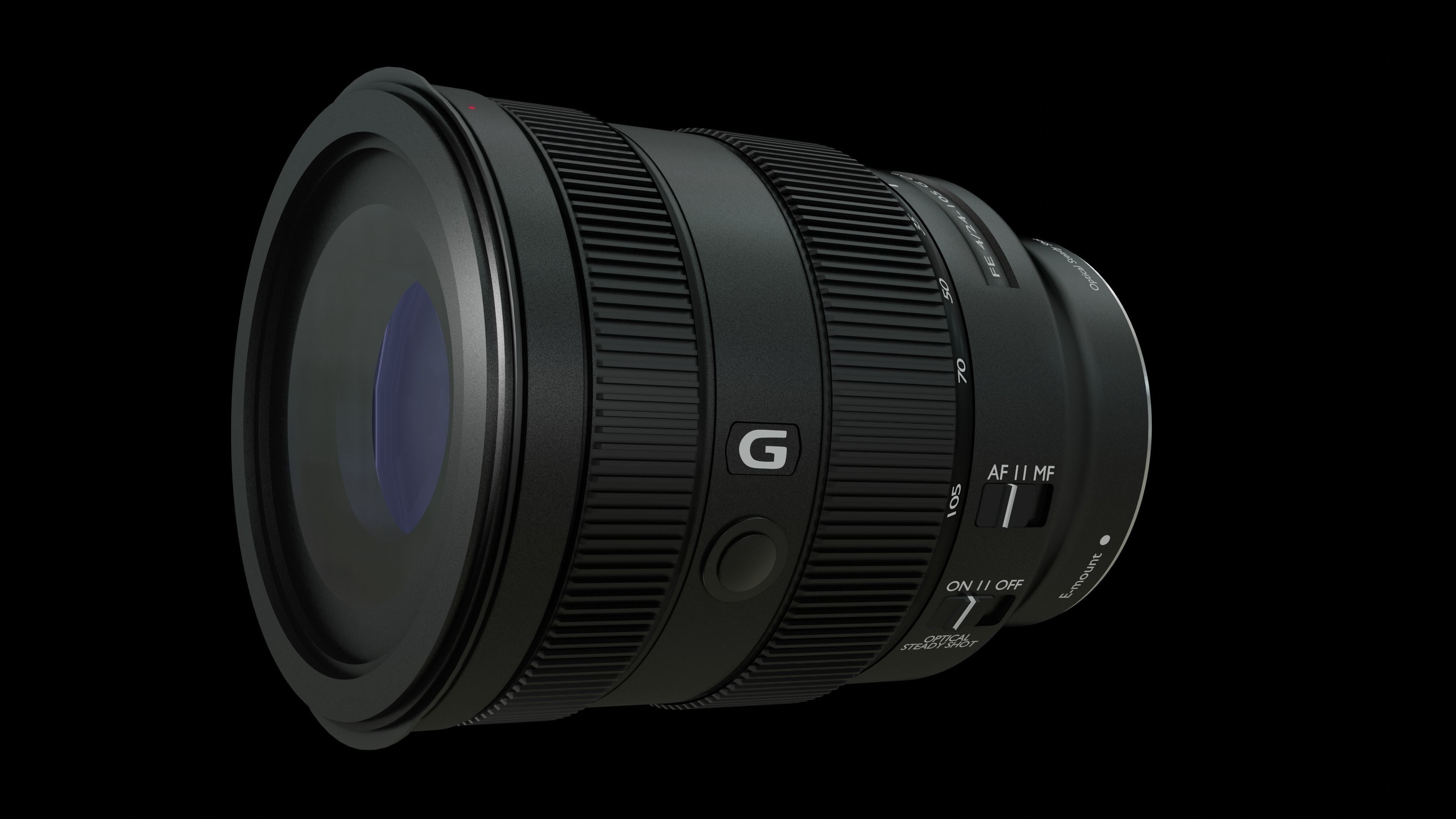 Sony FE 24-105mm f4 G OSS Lens 3D model_5