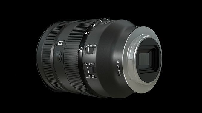 Sony FE 24-105mm f4 G OSS Lens 3D model