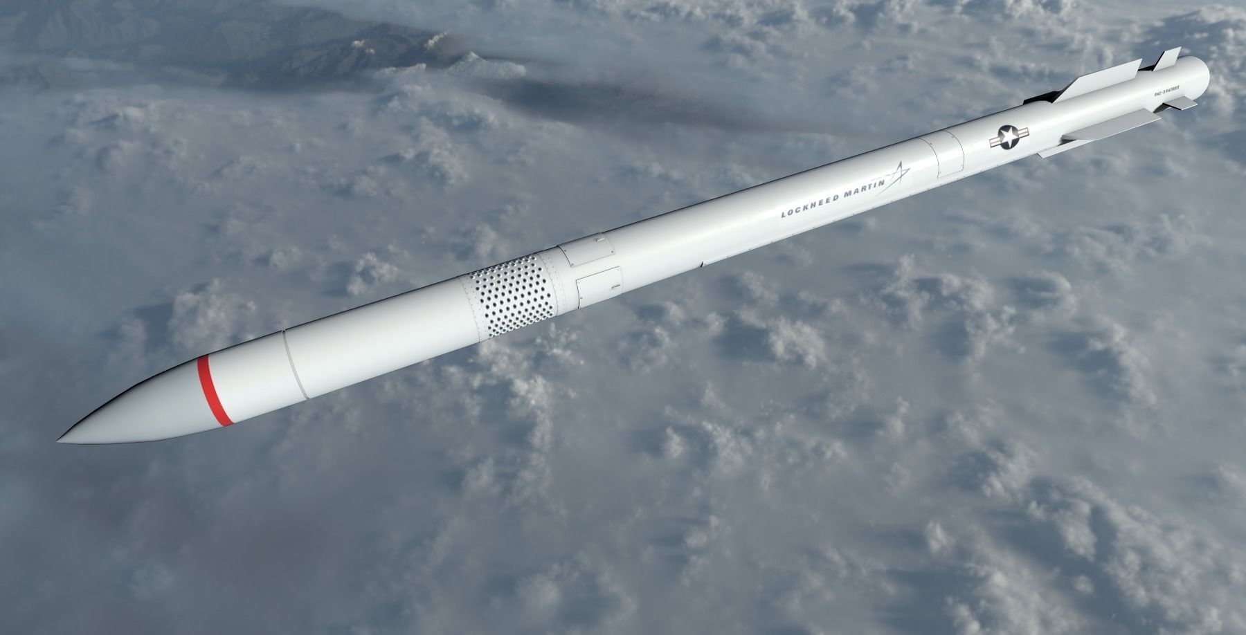 PAC 3 Missile Low-poly 3D model_5