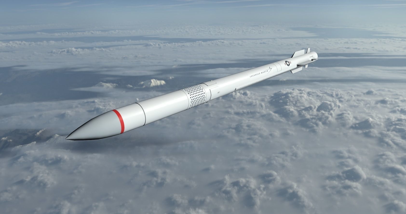 PAC 3 Missile Low-poly 3D model_2