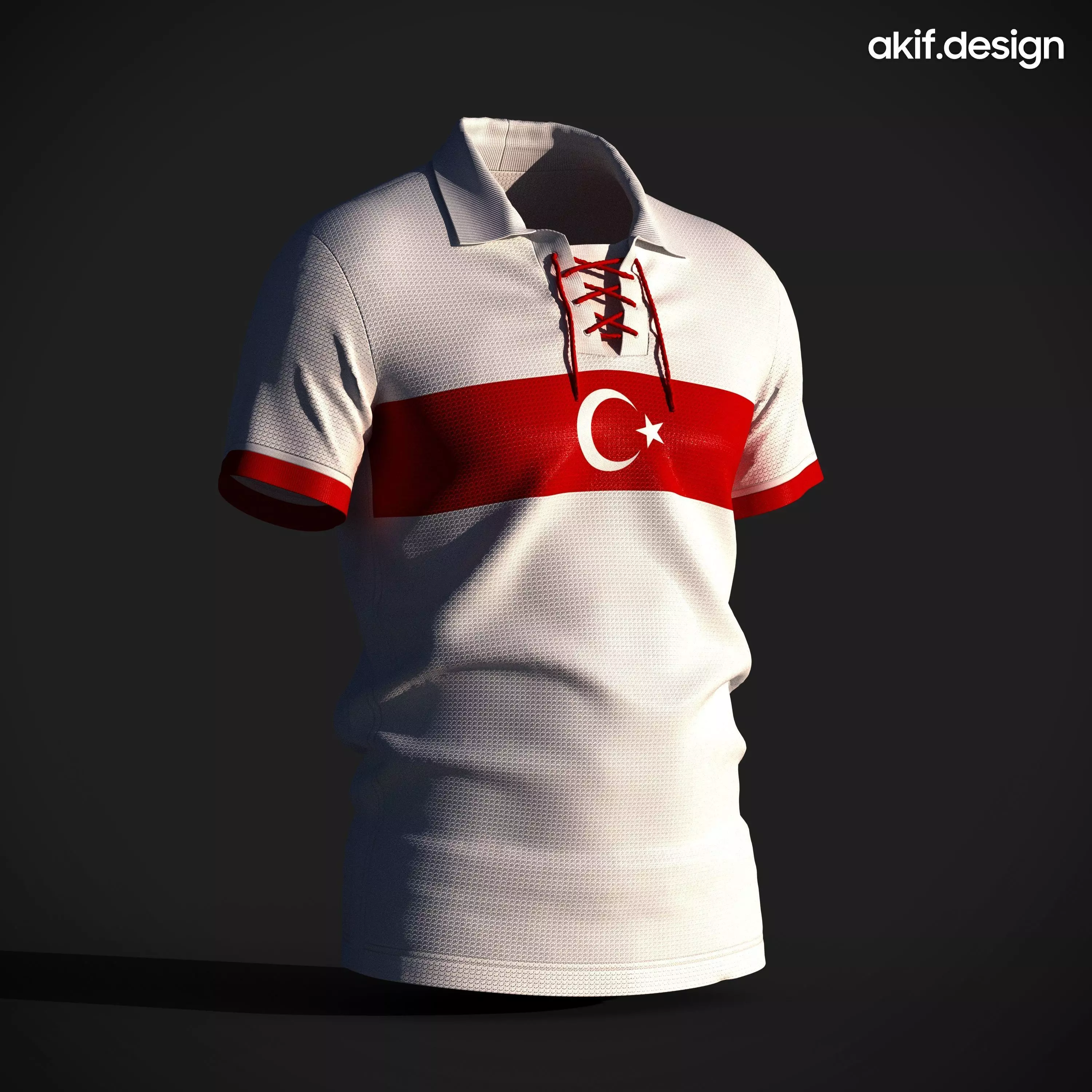 Retro Jersey template Free 3D model