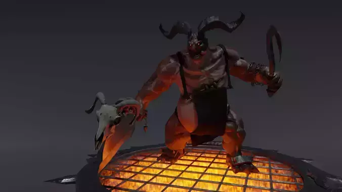 butcher 3d model for 3d printing 3D print model