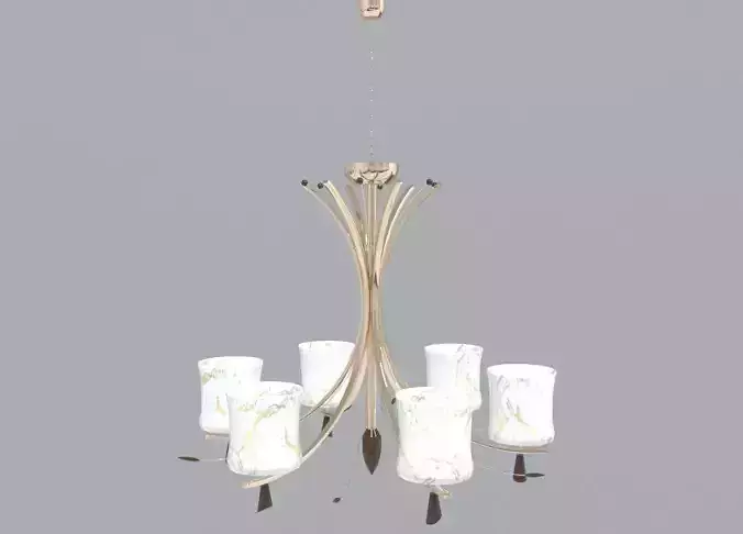 Candle Lamp 3D model