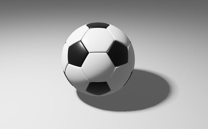 Soccer Ball - Football - Bola de Futebol Low-poly 3D model
