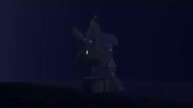 old Windmill in the woods