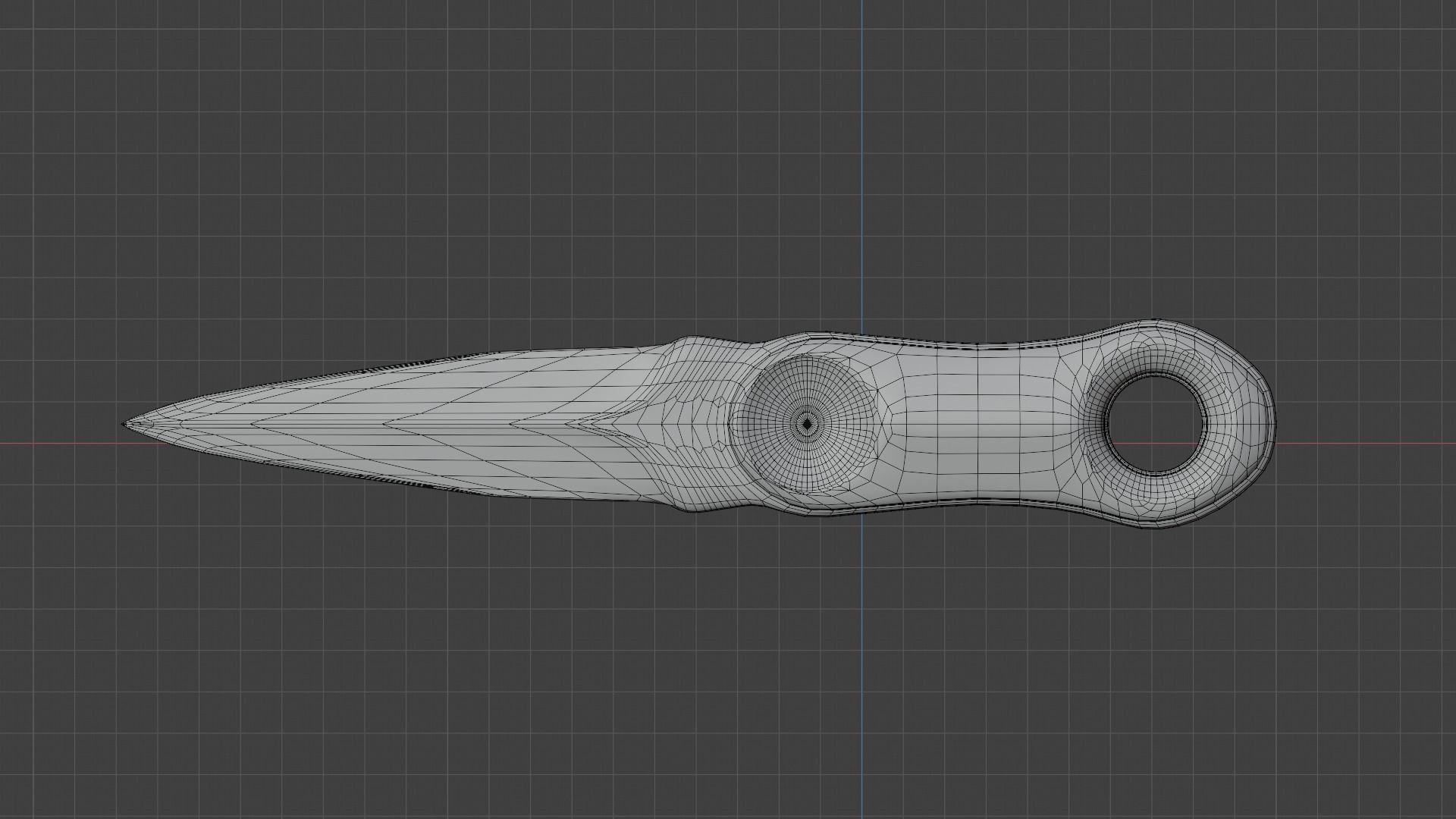 Combat Knife well-worn PBR low-poly game ready Low-poly 3D model_5