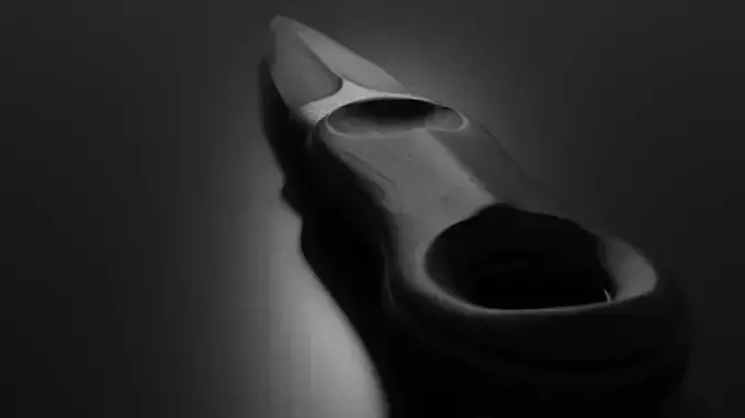 Combat Knife well-worn PBR low-poly game ready