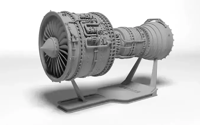 jet engine boeing for Print 3D print model